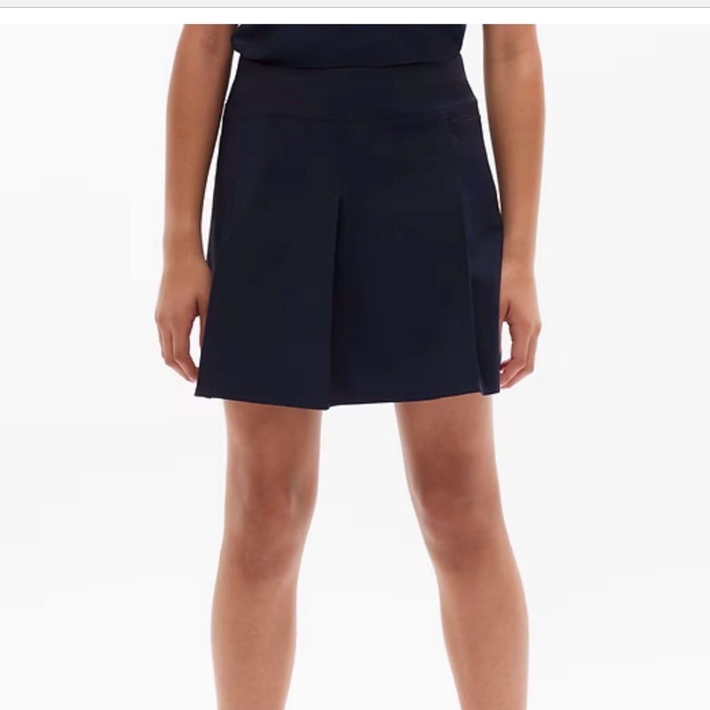 Athleta Girl Black Pleated School Day Skort Sz L/12